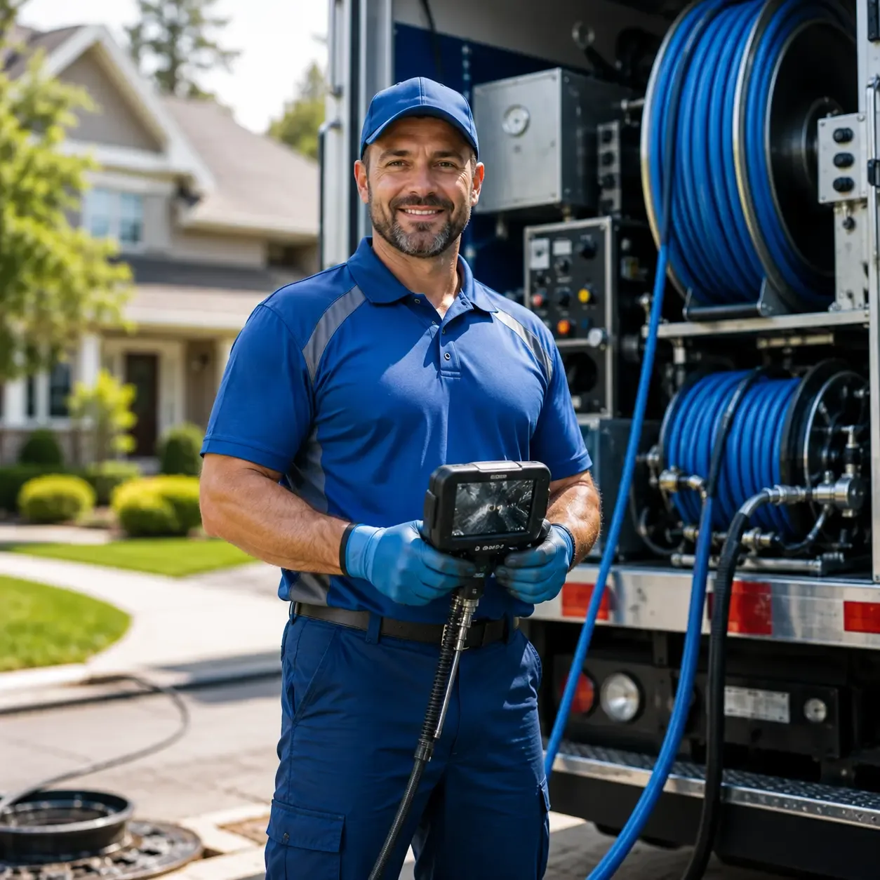 Local outdoor drain cleaning specialists in Yeoman, IN
